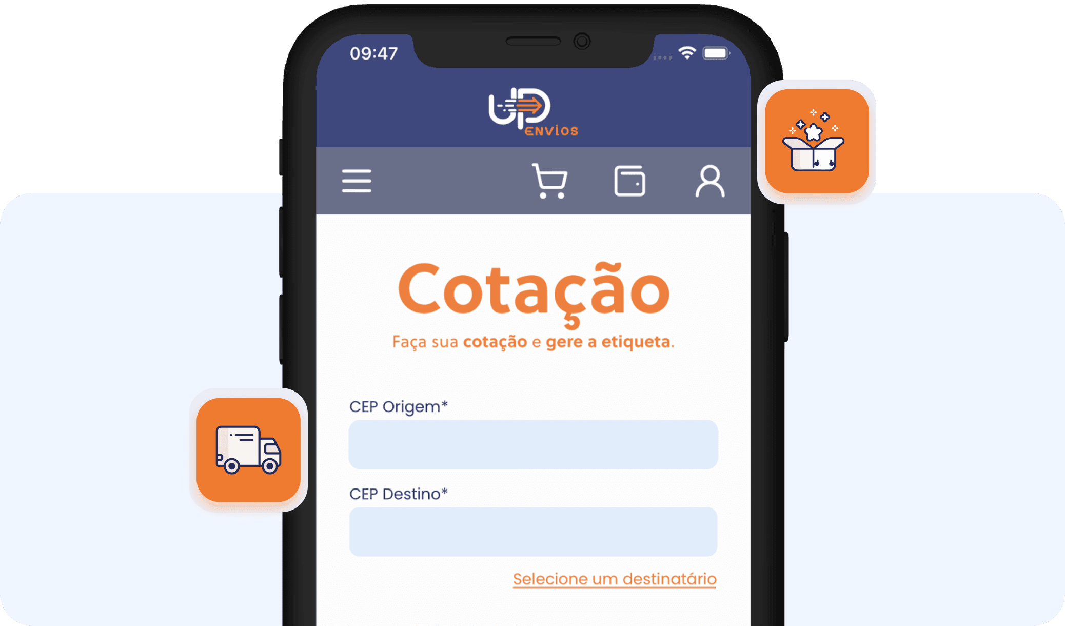 Aplicativo UP Envios